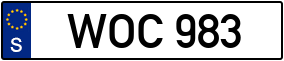 Truck License Plate